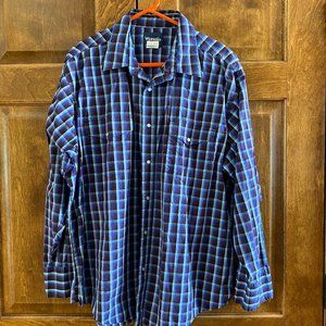 Wrangler Men's Long Sleeve Shirt with Snaps - Size XXL